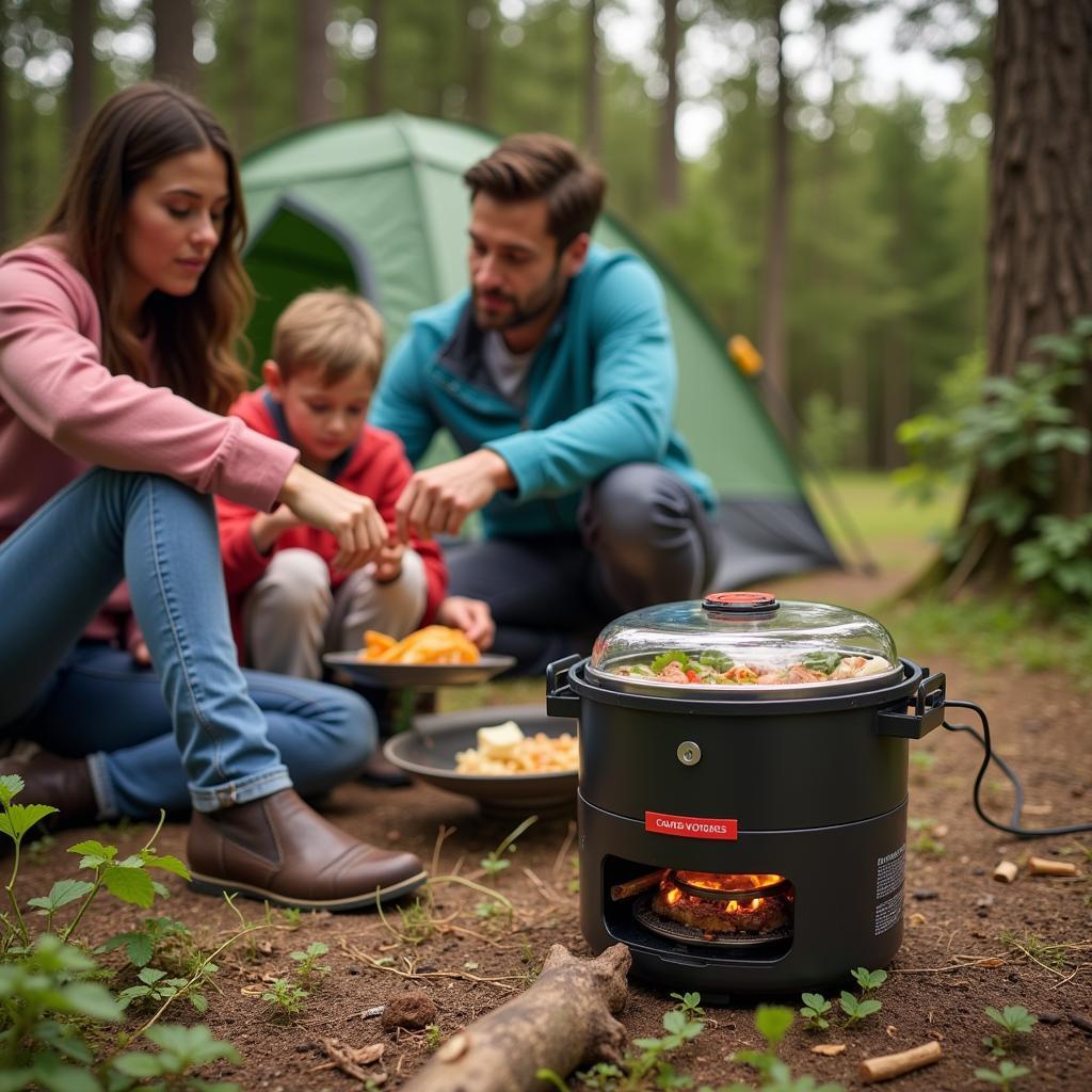 Portable Propane Food Warmer for Camping