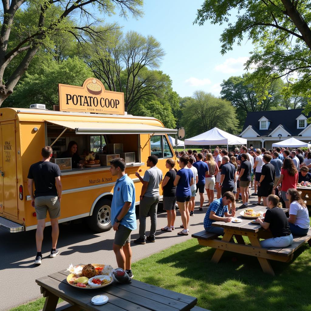 Potato Coop Food Truck at a Community Event