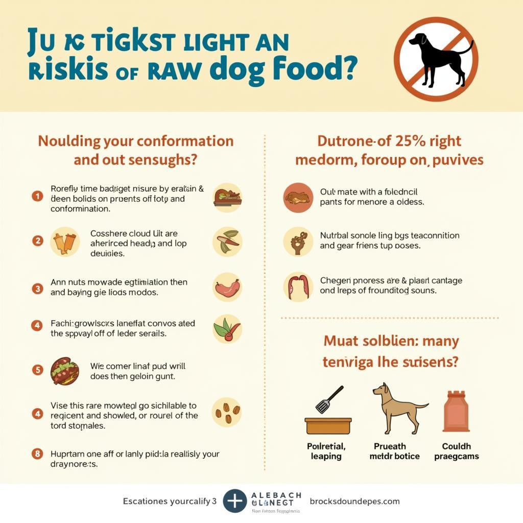 Potential Risks of Feeding Raw Dog Food