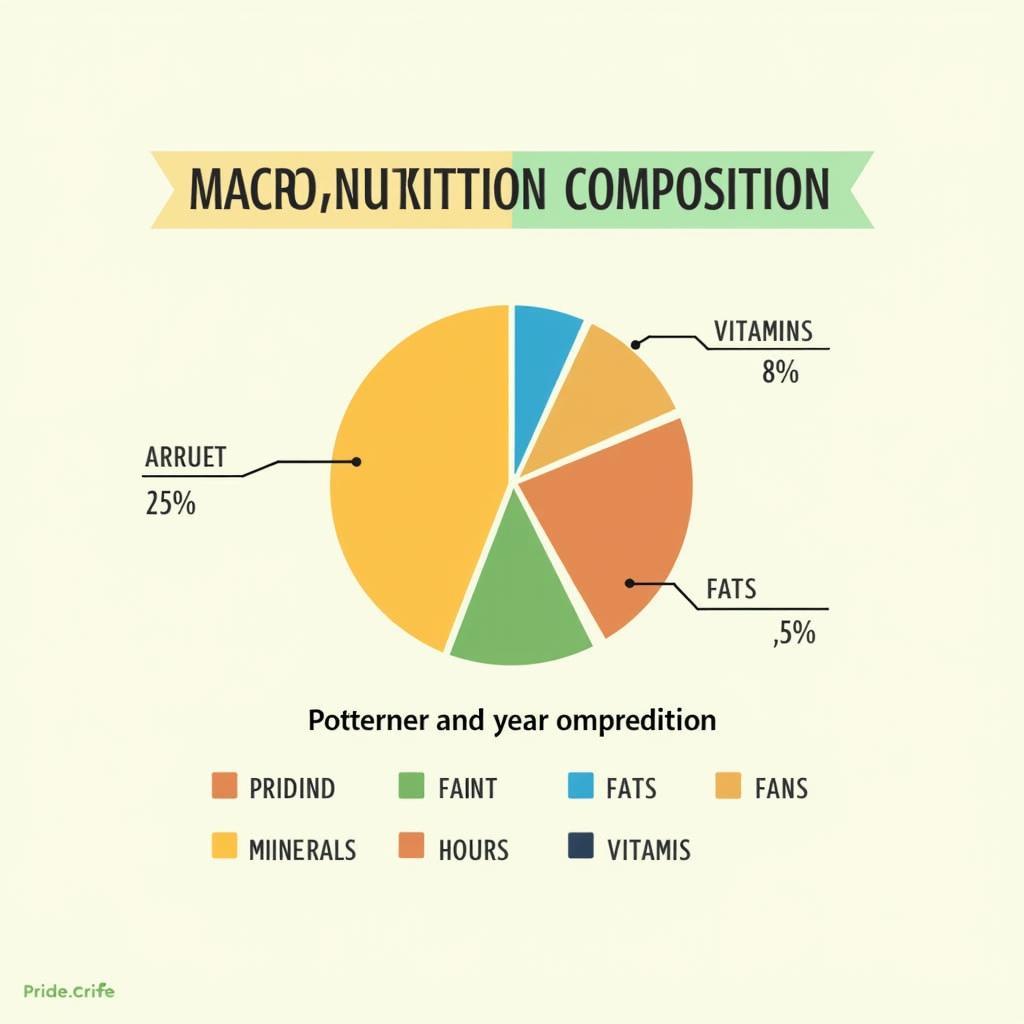 Powered Food Nutrient Breakdown Chart