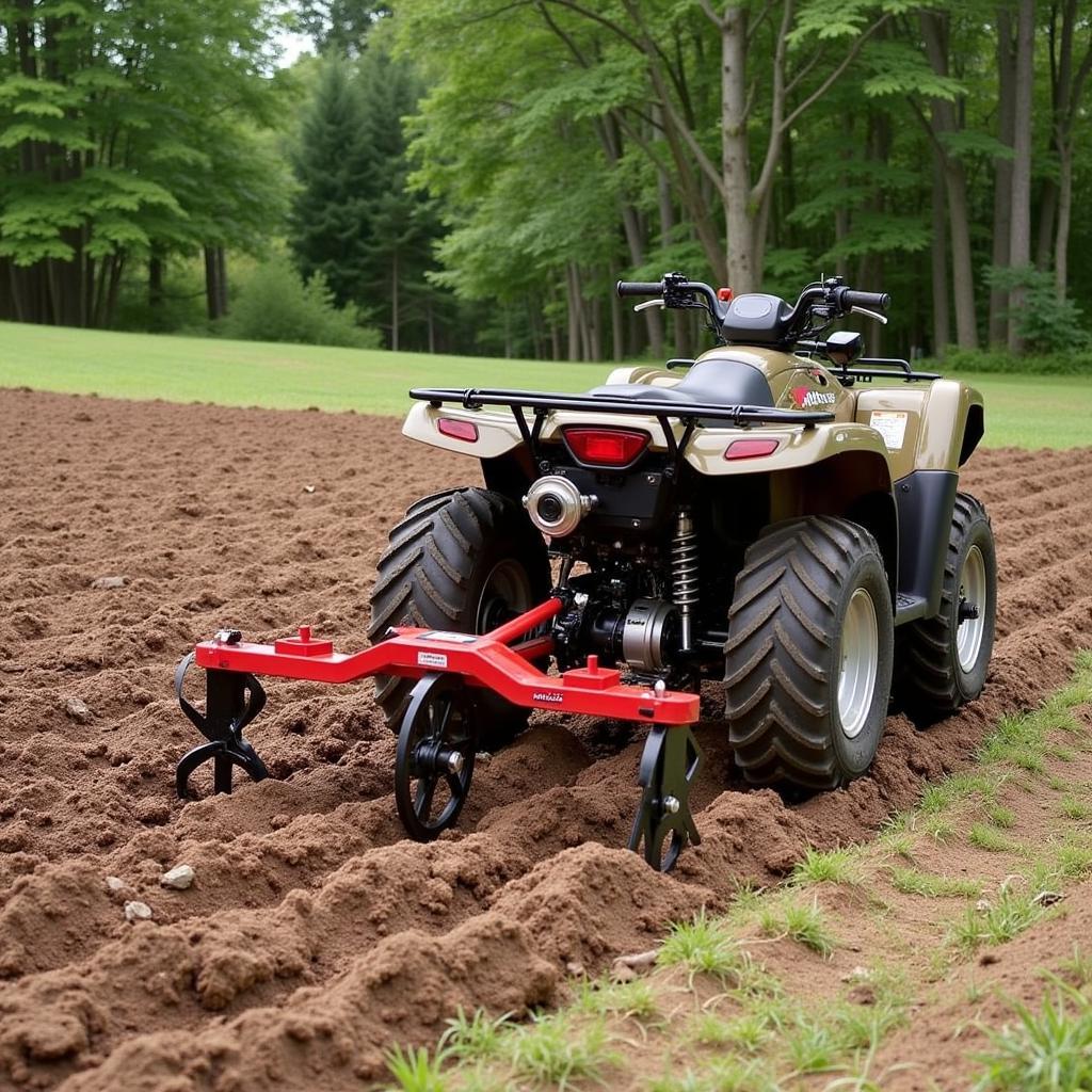 Preparing a Food Plot Using an ATV Disc