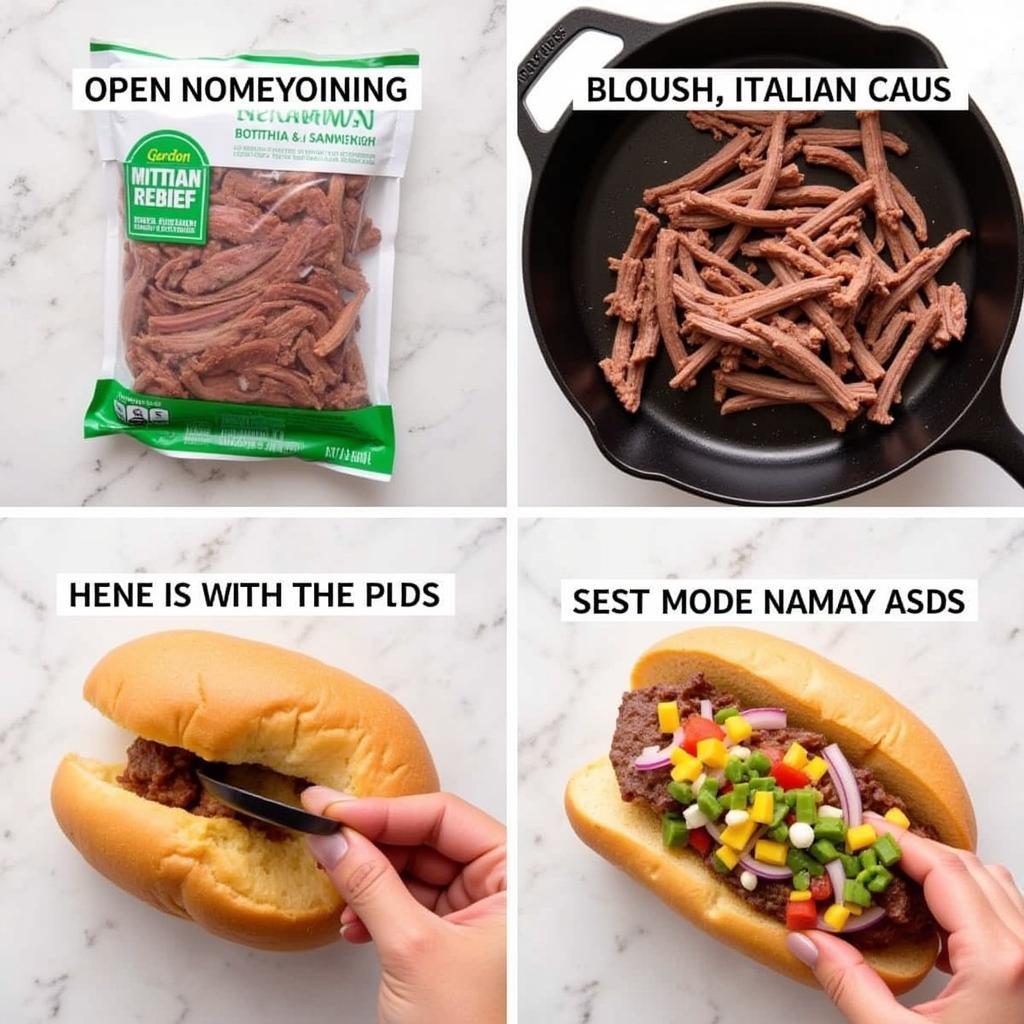 Easy Preparation of Gordon Food Service Italian Beef