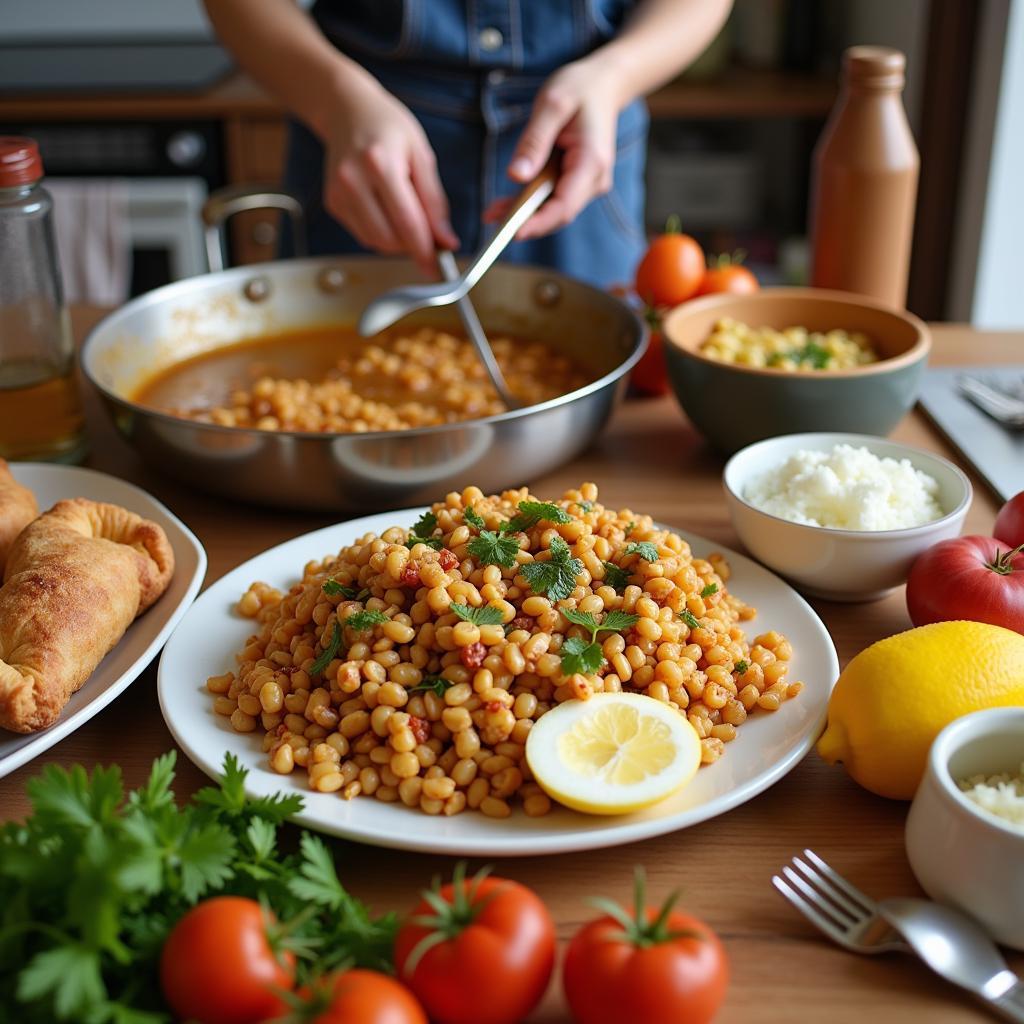 Preparing Various Korn Dishes at Home