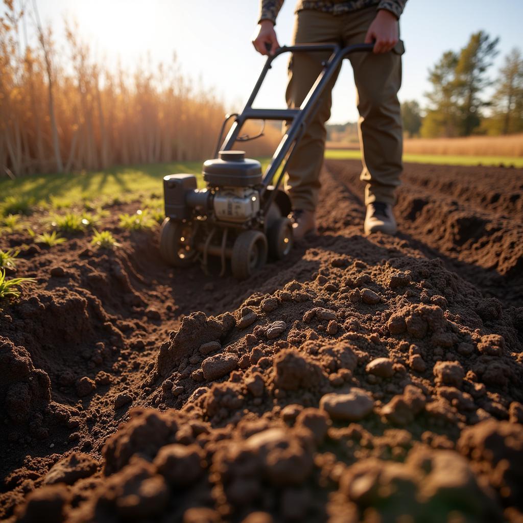 Preparing the Soil for an Oats Food Plot