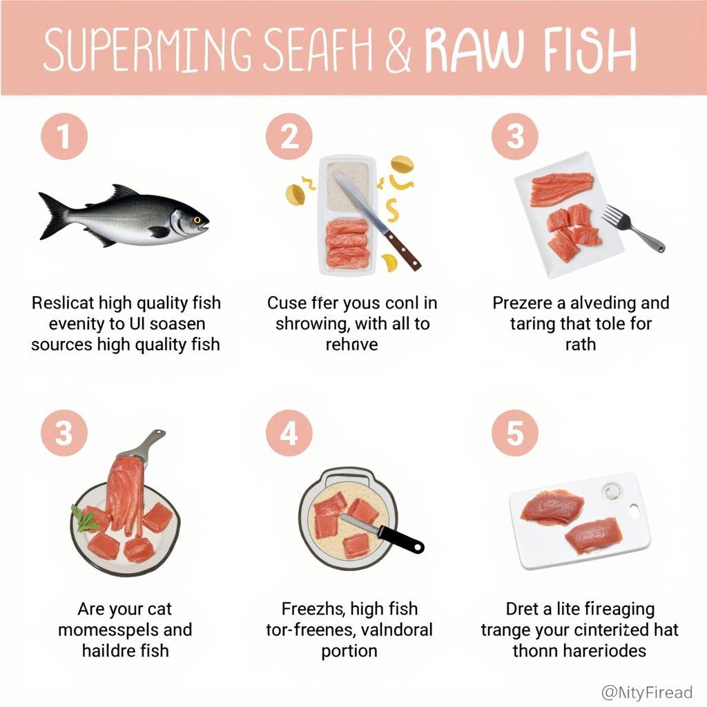 Preparing Raw Fish Cat Food Safely