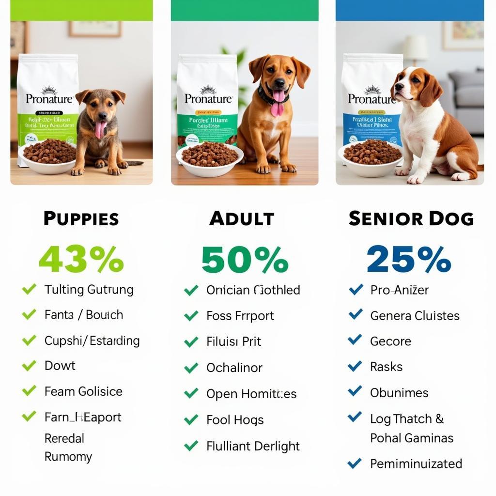 Pronature Dog Food for Different Life Stages