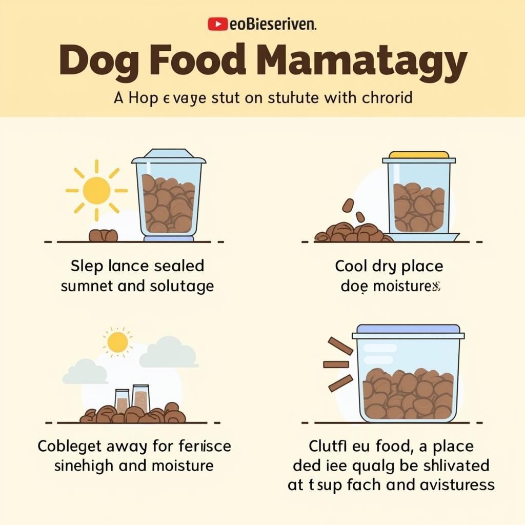 Storing Dog Food Correctly