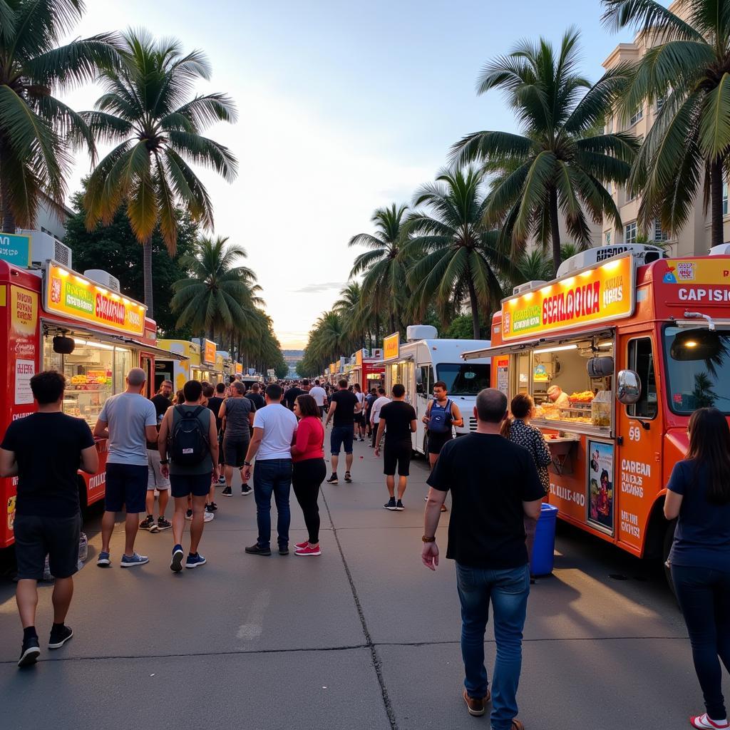 Vibrant Puerto Rican Food Truck Scene