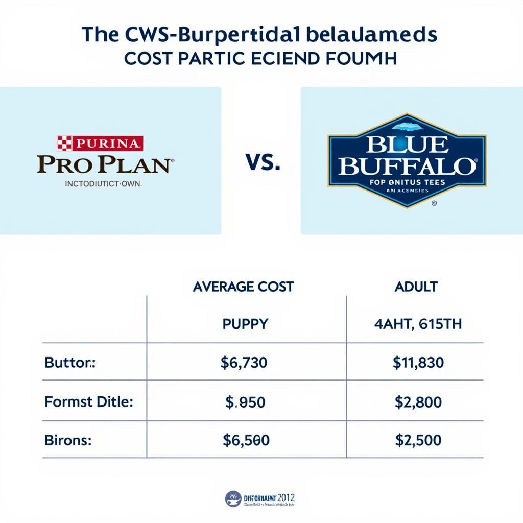 Purina Pro Plan and Blue Buffalo Cost Comparison