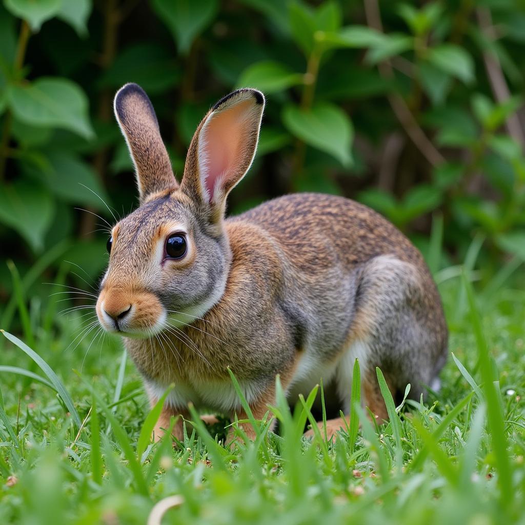 Rabbit in Natural Habitat