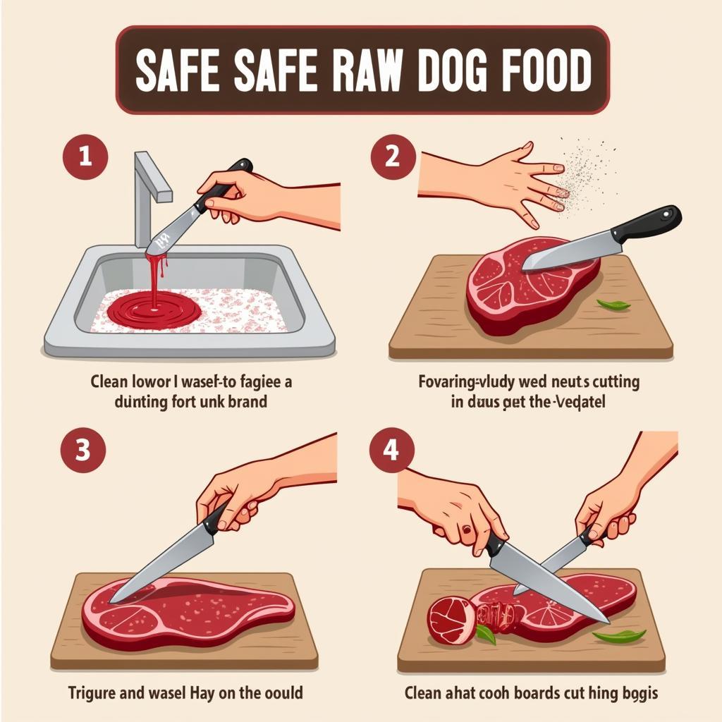 Raw Dog Food Preparation