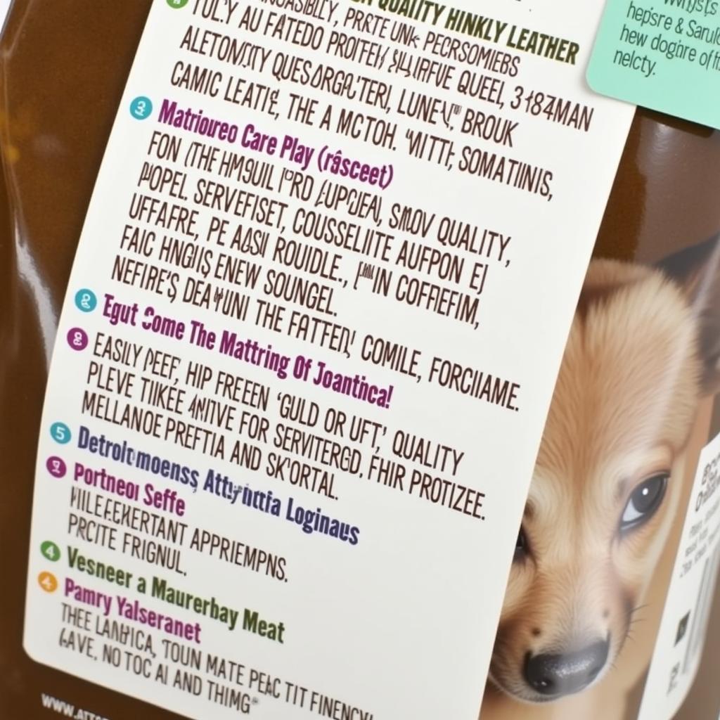 Reading Dog Food Labels