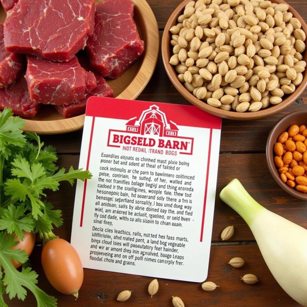 Red Barn Dog Food Ingredients