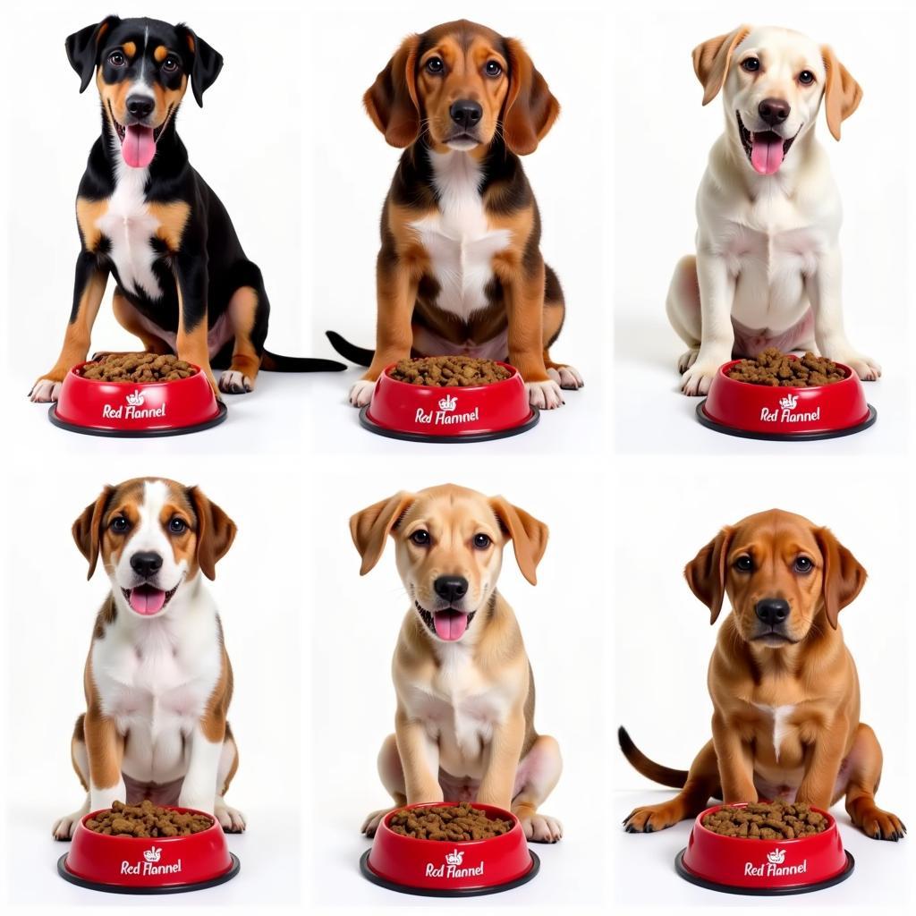 Red Flannel Puppy Food for Different Breeds