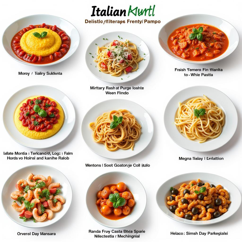 Regional Italian Food Variety