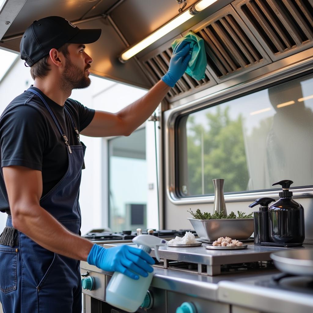 Regular Food Truck Hood Maintenance