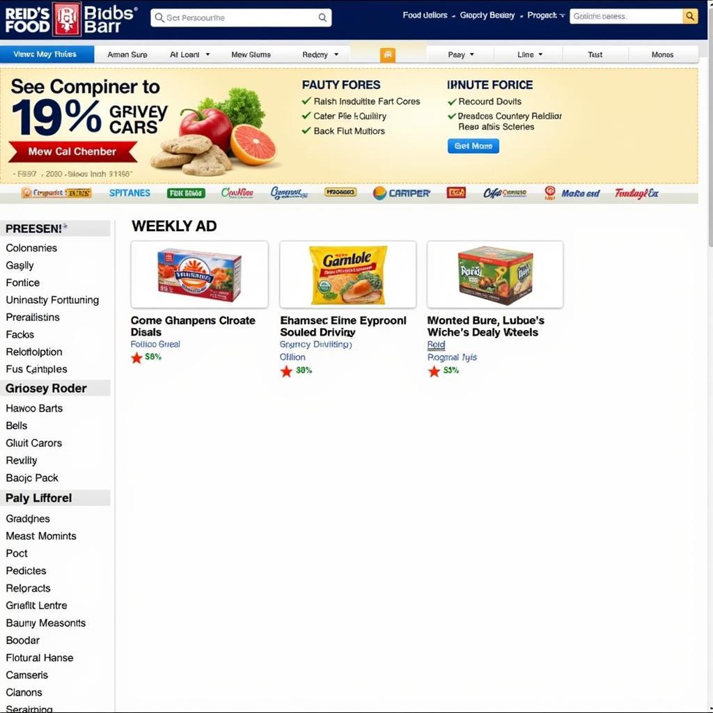 Reid's Food Barn Online Weekly Ad