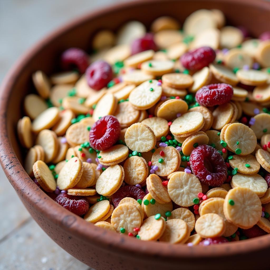 Reindeer Food Ingredients: Oats, Glitter, and Cranberries