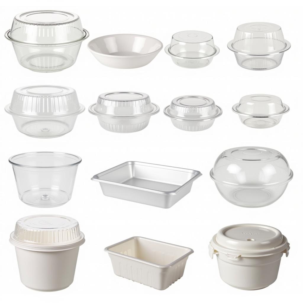 Variety of Restaurant Food Containers