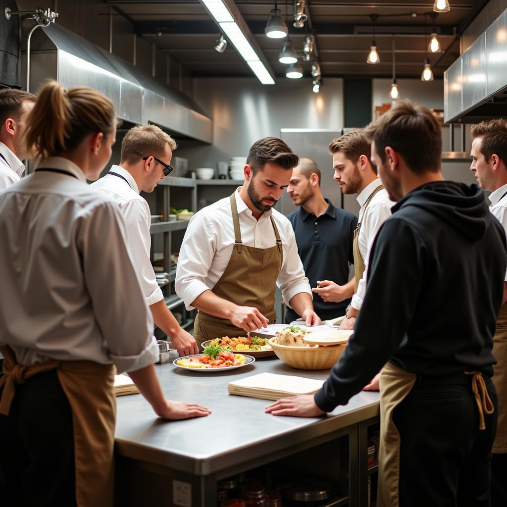 Restaurant Staff Training on Food Waste Log