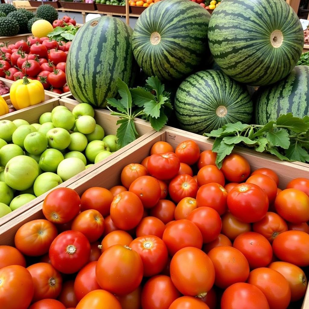 Fresh Produce at Rocky Ford Market