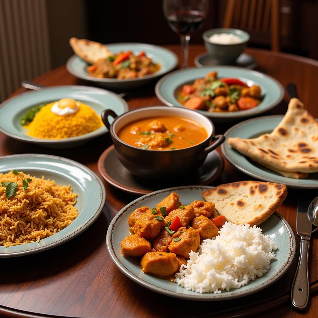 Rotikaa Foods Main Courses - Butter Chicken, Biryani, and Vegetable Curry