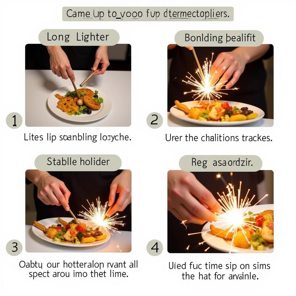 Handling Food Sparklers Safely