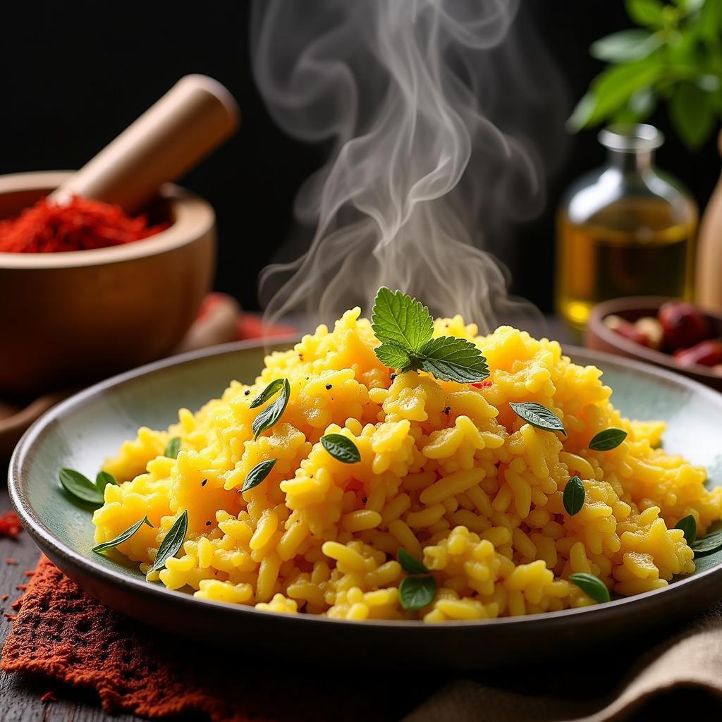 Saffron Rice Dish