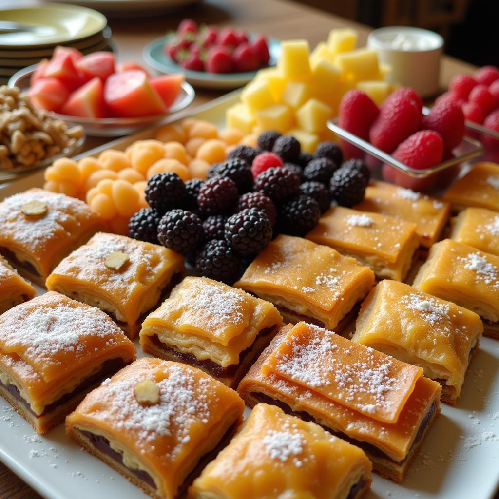 Desserts on the Sahara Mediterranean Food Menu