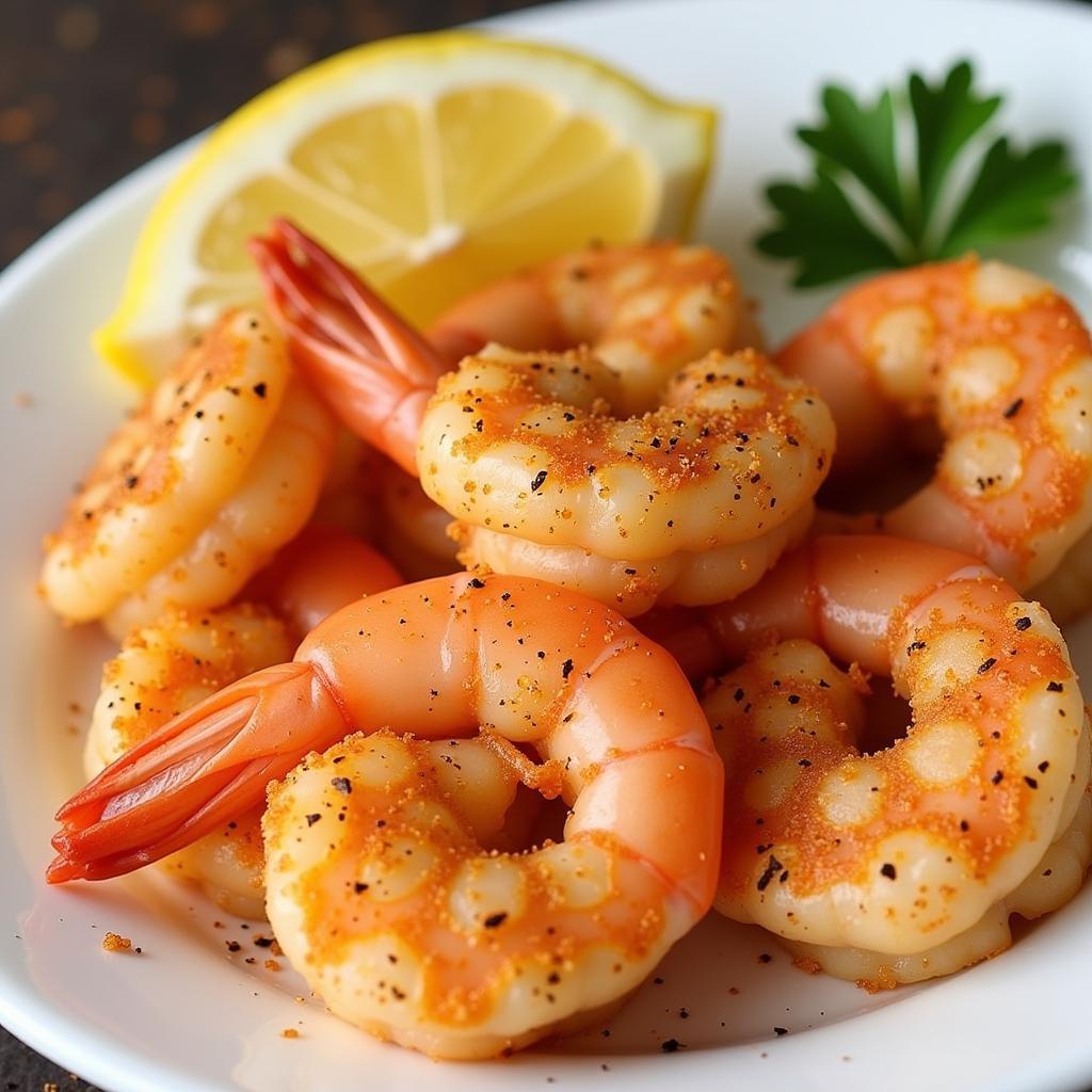 Salt and pepper shrimp from a Connecticut food truck