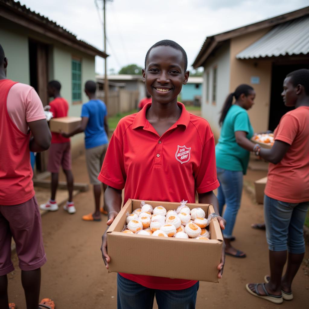 Salvation Army Jamaica Food Distribution Efforts