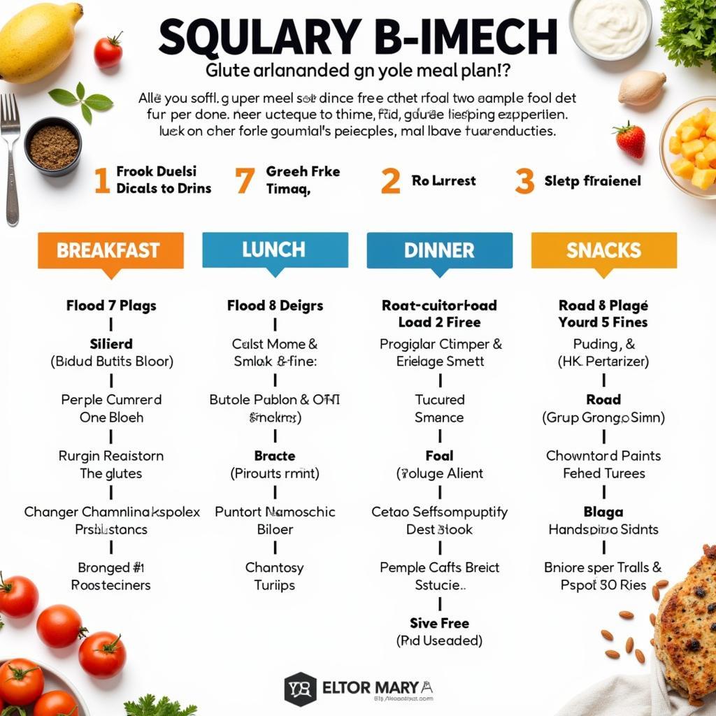 Sample Meal Plan for Glute Growth