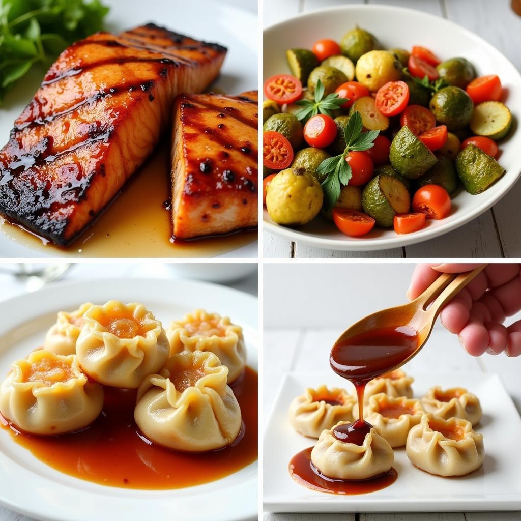 Savory Dishes with Honey Consistency Sauces