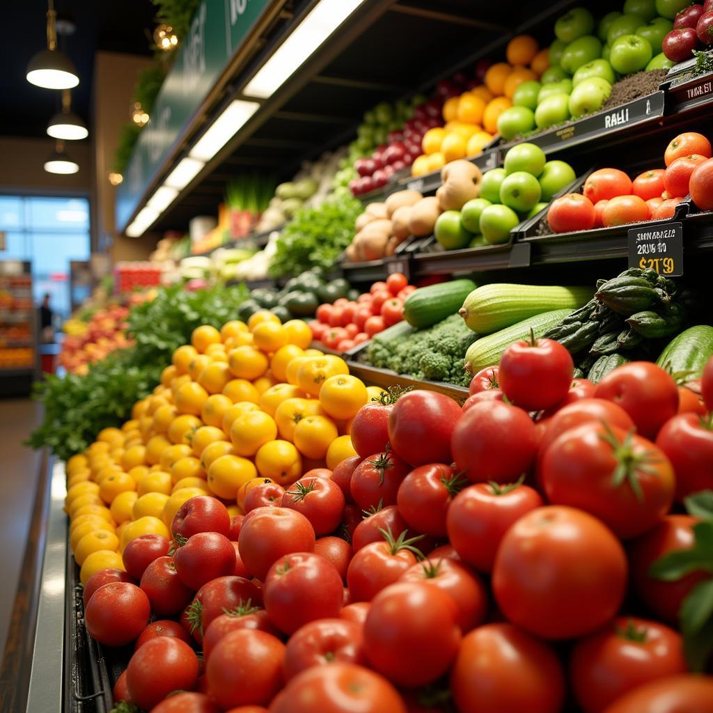 Fresh Produce at Schwartz Food Store Goldthwaite