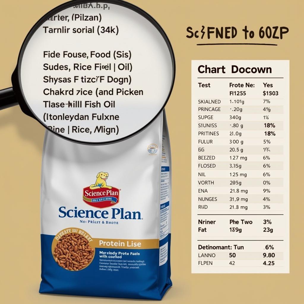 Science Plan Dog Food Ingredients Analysis