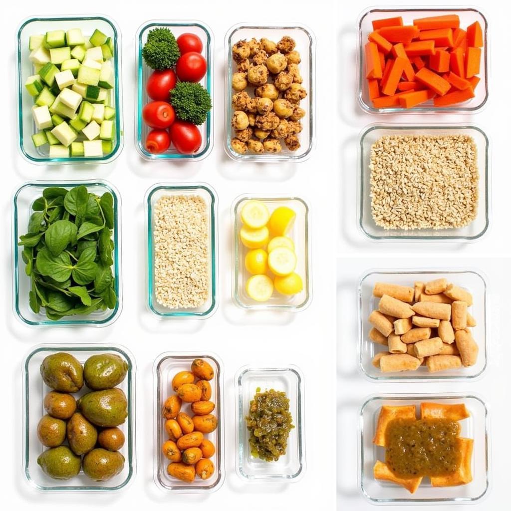 Meal Prepping with Shallow Food Containers