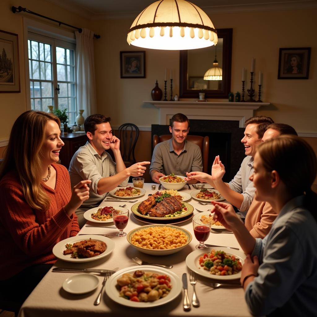 Sharing Food Stories Around the Table - Connecting with others through shared culinary experiences