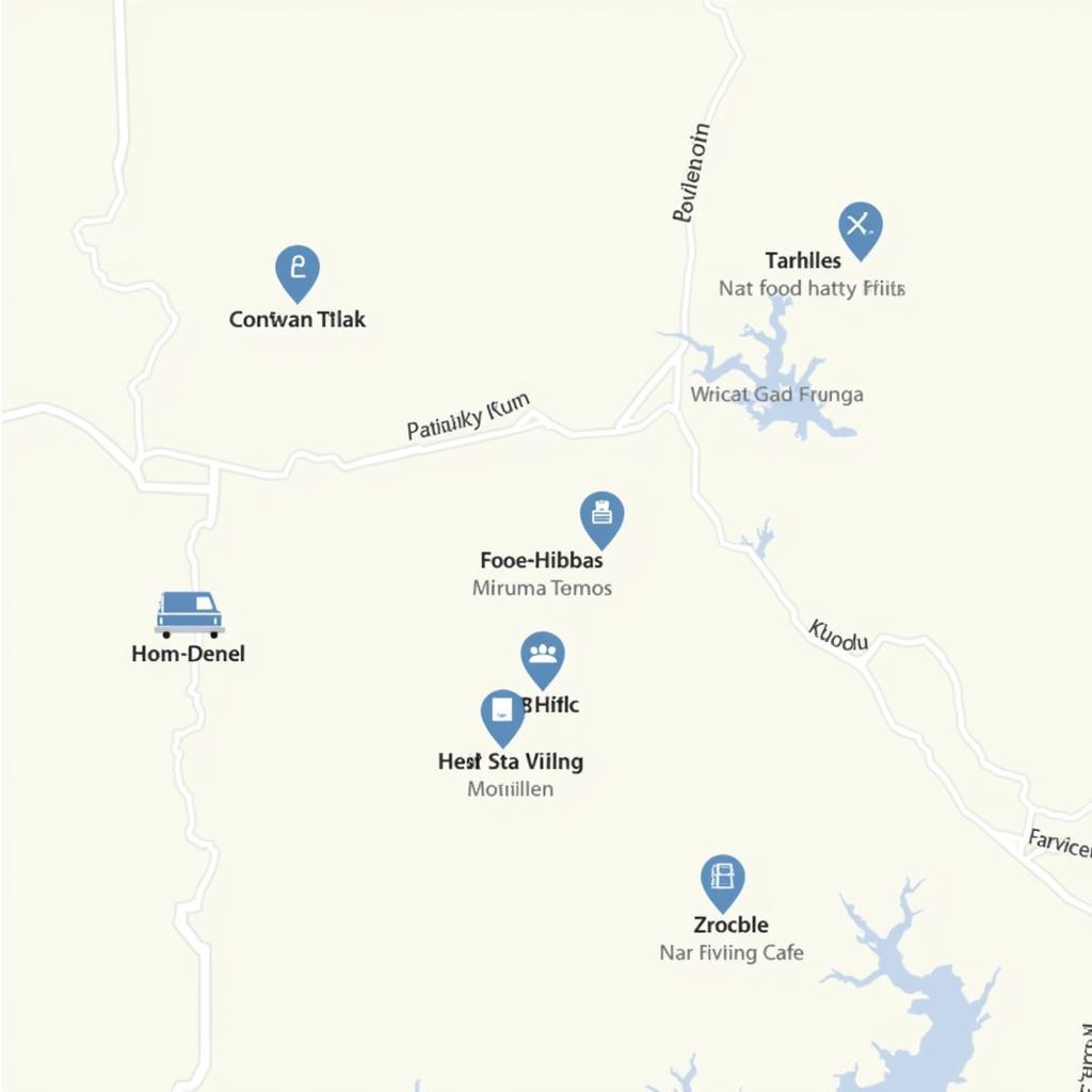 Map of Food Pantry Locations in Sherman Texas