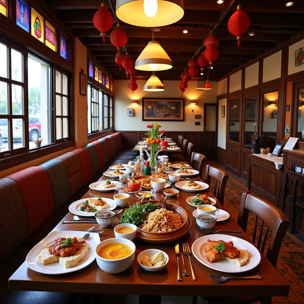 A Sherpa restaurant in Kathmandu serving traditional dishes