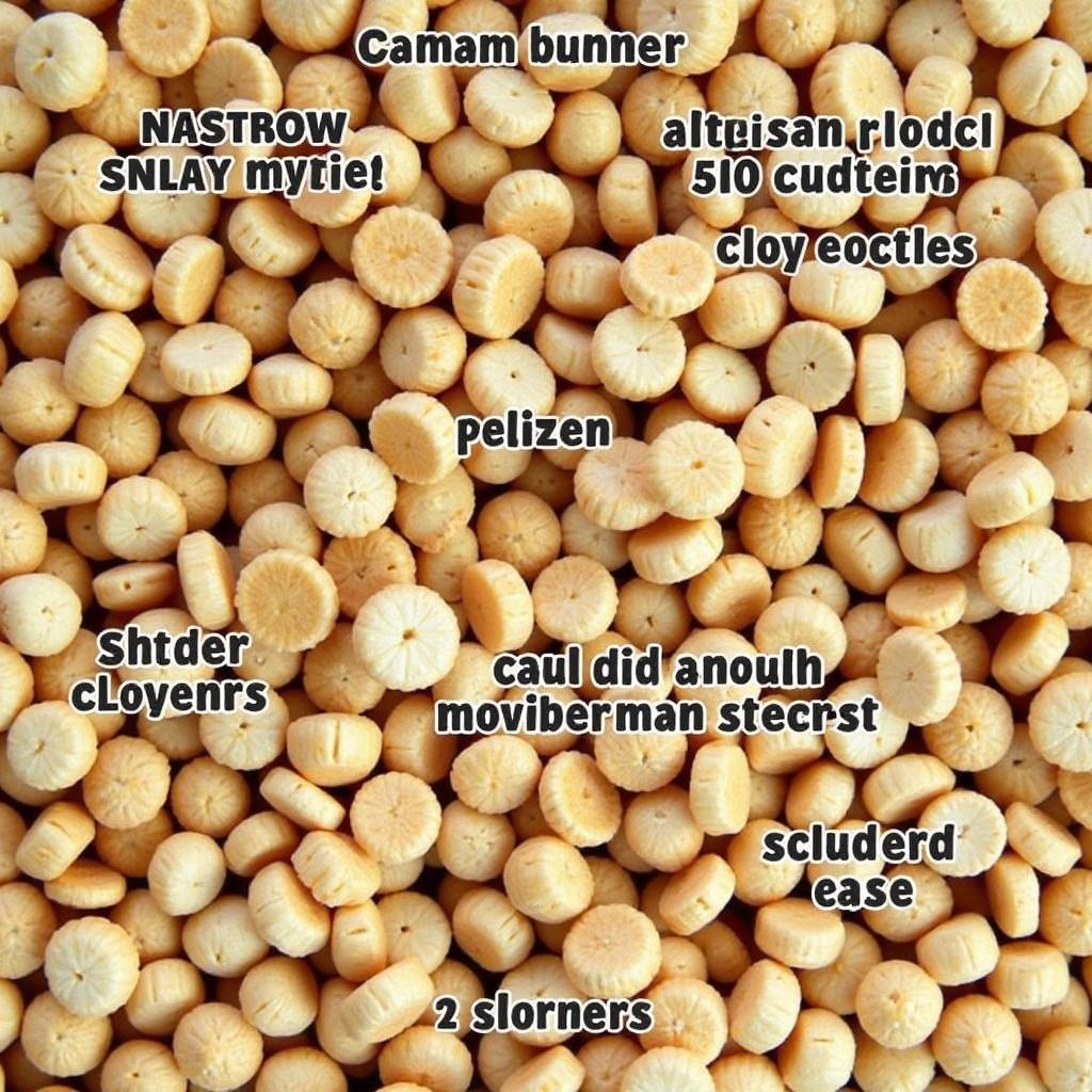 Various Types of Shrimp Pellets for Different Fish Species