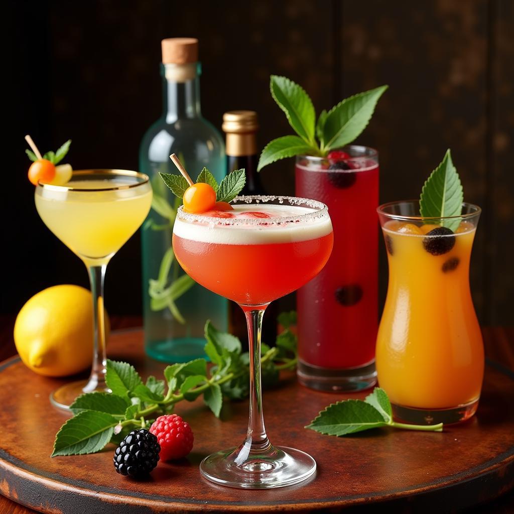 Signature Cocktails made with Gourmet Mixers