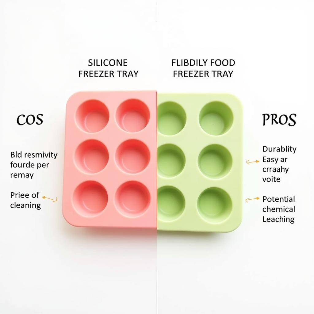 Comparison of Silicone and Plastic Baby Food Freezer Trays