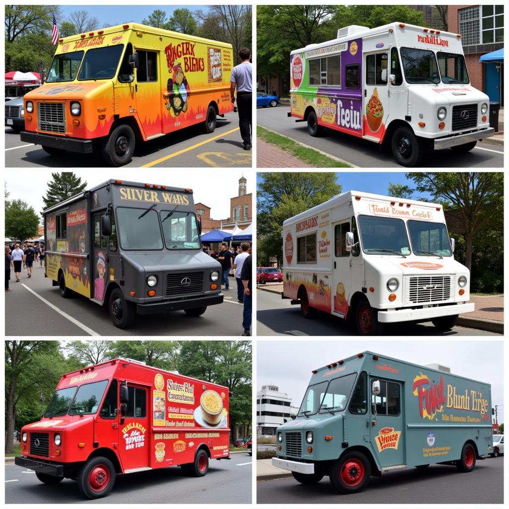 Diverse Food Trucks in Silver Spring