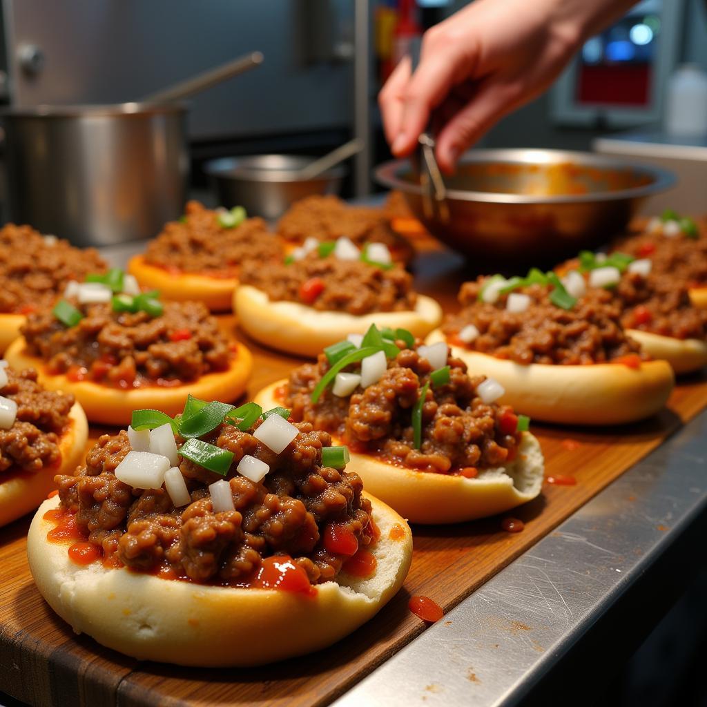 Fresh Ingredients for a Sloppy Joe Food Truck