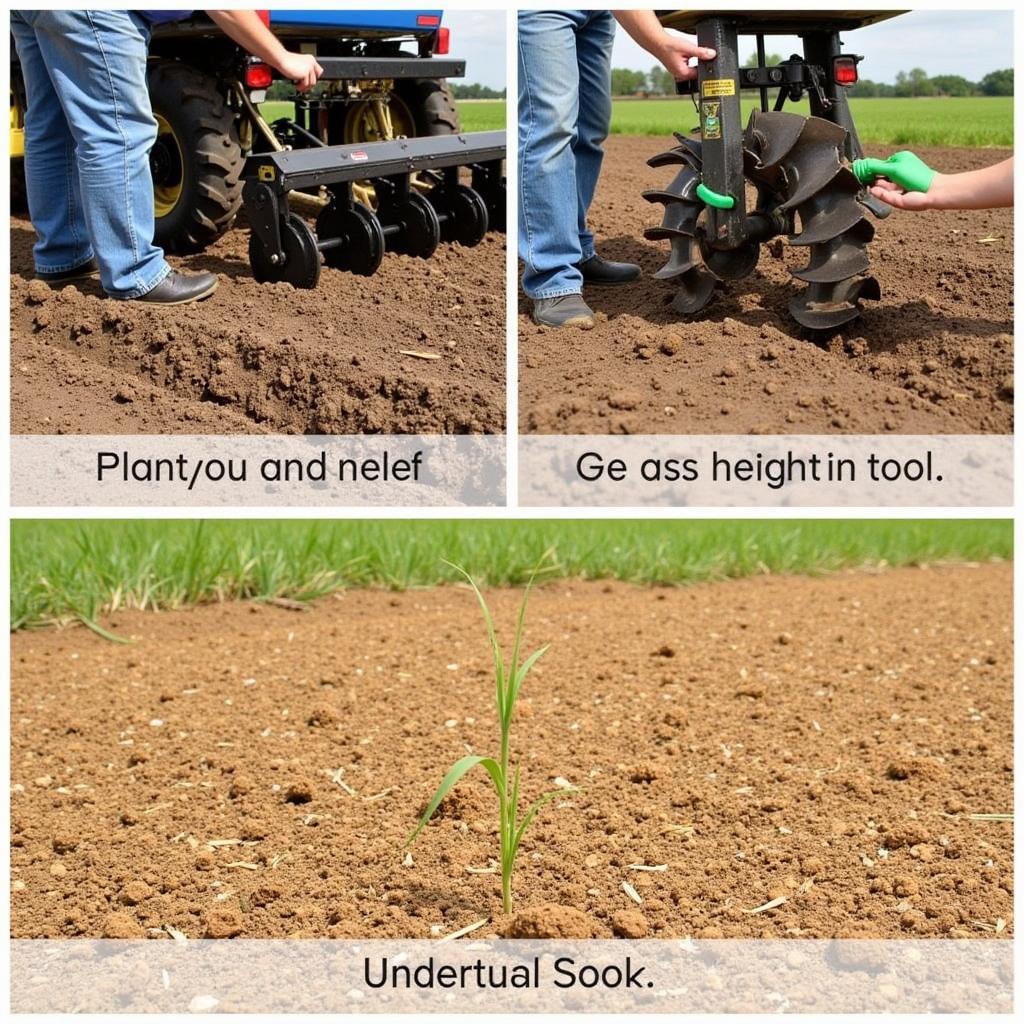 Preparing Soil for Planting with a Small Grain Drill