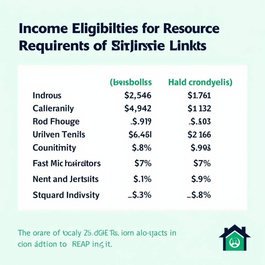 SNAP Eligibility Requirements Chart