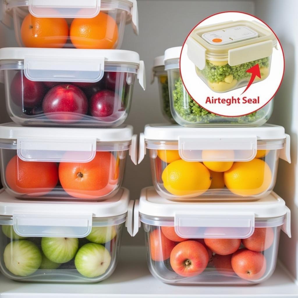 Snap Lock Containers Keeping Food Fresh