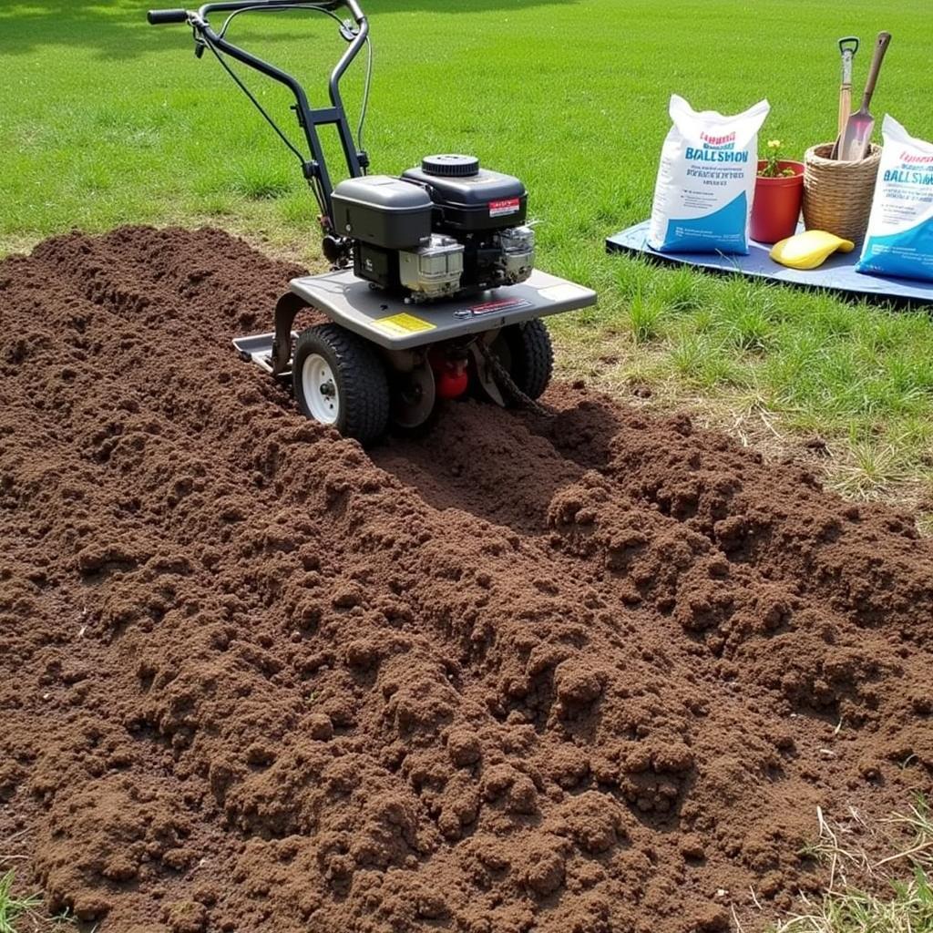 Preparing the Soil for a Food Plot