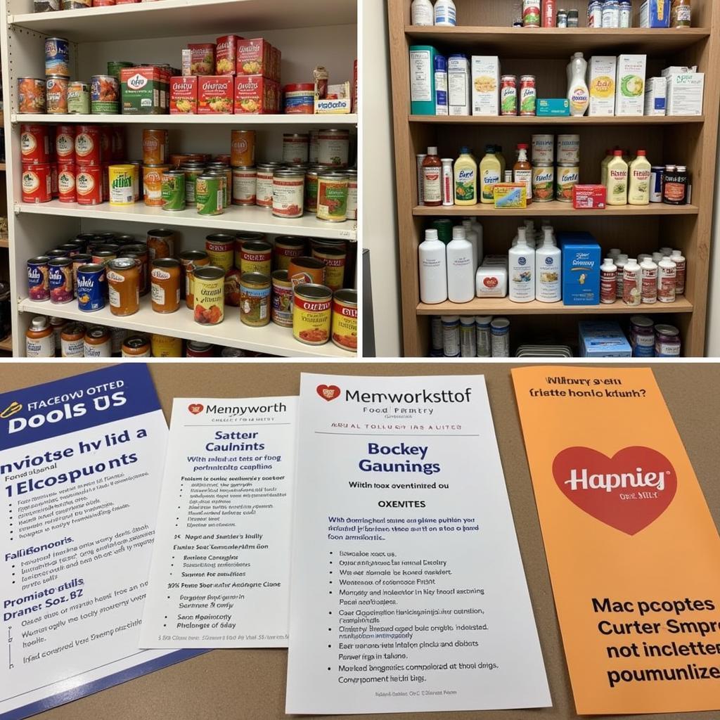 Food donations and resources at the Somersworth Food Pantry