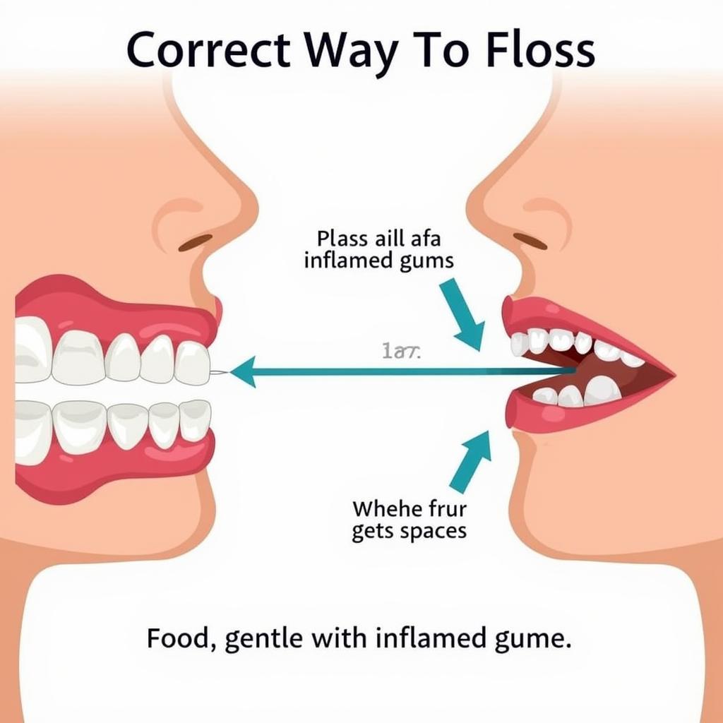 Proper Flossing Techniques for Sore Gums and Trapped Food